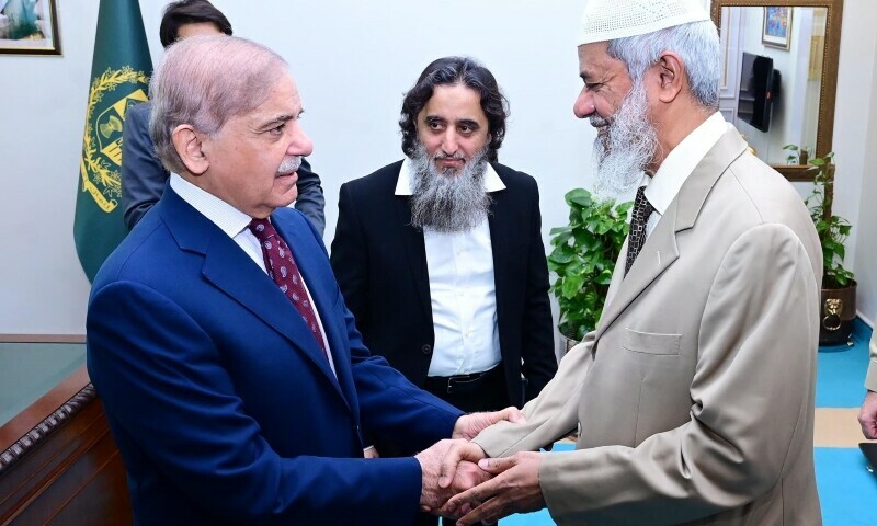 Prime Minister Shehbaz praised Dr. Zakir Naik for his contributions to global Islamic missionary work.