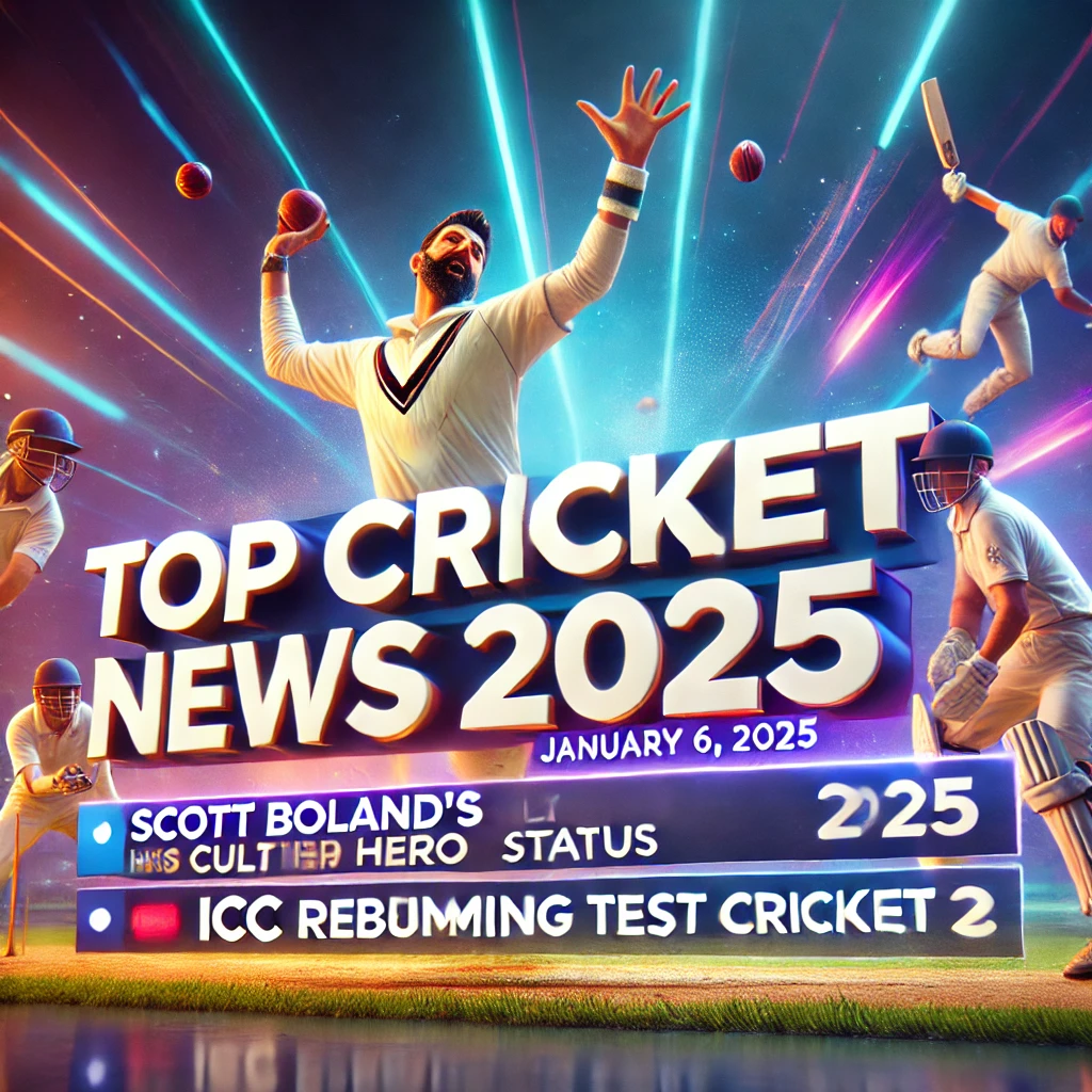 Top Cricket News Stories as of January 6, 2025